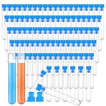 100 бр епруветки с пластмасови аксесоари с главни букви за научни експерименти от мъниста