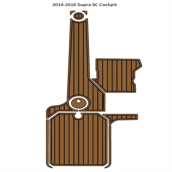 2014-2016 Supra SC подложка за пилотската кабина лодка EVA пяна Тиковая комплект подложка за пода самоклеящийся