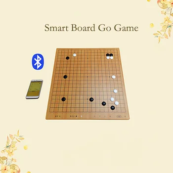 2021 Нова интелигентна дъска Go Chess Електронна дървена шахматна дъска Bluetooth-връзка
