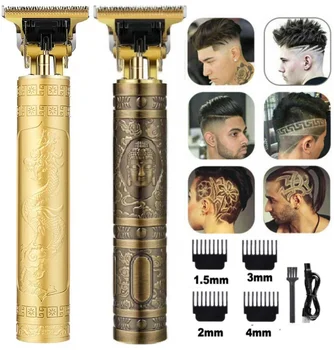 2022 Гореща разпродажба, машина за подстригване на коса, машинки за подстригване, акумулаторна самобръсначка за оформяне на брада, професионален електрически тример за коса за мъже-фризьори