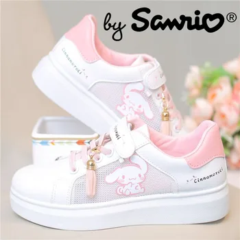 2023 Sanrio Kuromi Cinnamoroll Обувки, Маратонки Аниме Kawai Сладки Творчески Момичета Детска Лятна Ежедневни Универсална Обувки за Жени