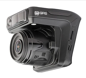 2023 Авто черна кутия 1080P HD 2.0 инча, комбинирана автомобилна камера, 2 в 1 с плавно радар-детектор dash cam