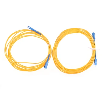 3 метра SC-SC симплексный оптичен кабел однорежимный FTTH пластир кабел с косичкой за UNIFI TIME MAXIS Fiber