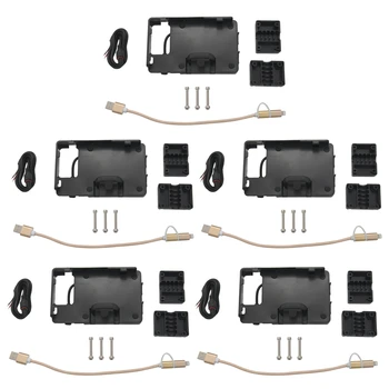 5X Навигация Скоба за Мотор ABS, Зареждане на Мобилен Телефон чрез USB, Черна Планина За Bmw R1200gs F800gs Adv F700gs R1250gs