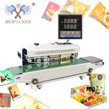 Bespacker Автоматична машина за постоянно запечатване на храните термосвариватель за найлонов плик, на пакета от алуминиево фолио