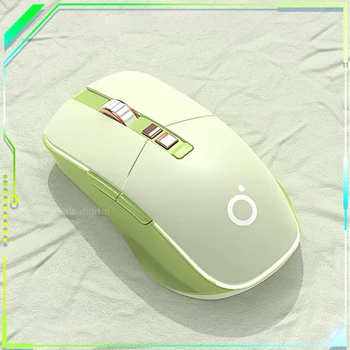 Eweadn G308 Безжична Bluetooth Мишка Трехрежимная 2,4 g RGB Осветление Без Звук Детска Акумулаторна Мишката Компютър Офис PC Аксесоари За Геймърите