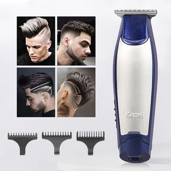 Kemei електрическа машина за подстригване на коса за мъже, машина за подстригване на коса, тример за коса, професионални фризьорски салон машина за подстригване на коса, самобръсначка, инструменти за рязане