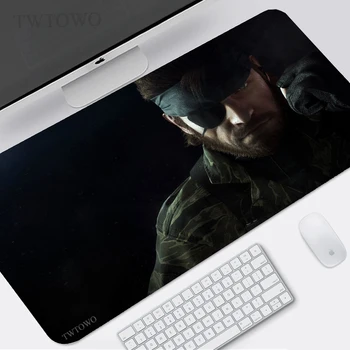 Metal Gear твърда подложка за мишка геймърска XL голям начало на нова подложка за мишка XXL подложки за мишки мини от естествен каучук офис подложка за лаптоп на масата