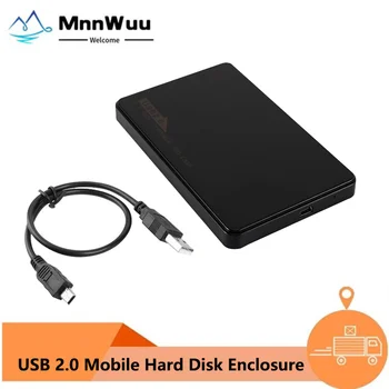 MnnWuu пластмаса 480 М/5 Gbit/s USB 2.0 шаси 2,5-инчов SATA SSD HDD външния мобилен твърд диск volkswagen caddy поддържа 3tb