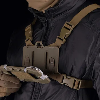Molle, навигационна дъска в сгънат вид, тактическа жилетка, стойка за мобилен телефон, нагрудная чанта, калъф за карта, с каишка за закрепване навигатор
