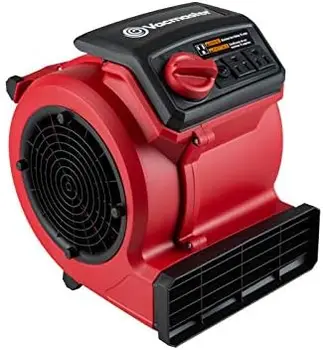 Red Edition AM201 1101 550 CFM Портативна сушилня за подови настилки и килими с въздушно задвижване за сушене и охлаждане