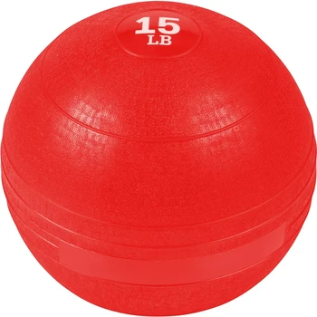 Slam Medicine Ball Тегло (с 15 килограма) Фитнес подложка за мряна Чукни Желязо dumbell За вдигане на тежести, подложка за щанги, комплекти за фитнес зала, тенис кортове обзавеждане D