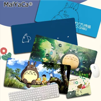 Studio Ghibli Totoro Нескользящий PC силикон голям/ малък подложка за мишка Геймърска размер за настолни КОМПЮТРИ-преносими компютри за големи, игри CSGO