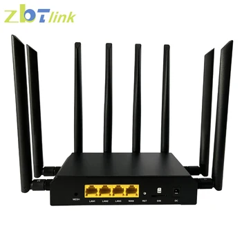 Zbtlink 5G и 4G Рутер Wifi6 Окото Openwrt Сим-карта 1800 Mbit/4 * Гигабитная LAN WAN 2,4 Ghz 5,8 Ghz Wifi Антена 5G Интернет за 64 потребители