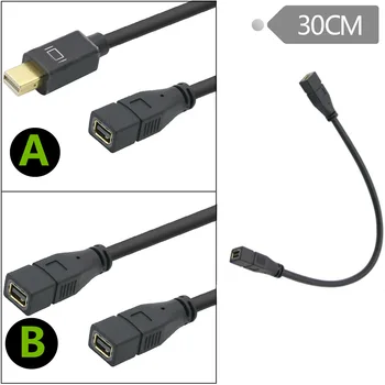 miniDP е подходящ за Apple Mini DP тест удължителен кабел Mini DisplayPort от майката на майката