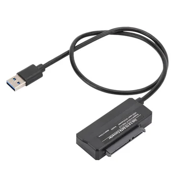 Адаптер SATA USB 3.0 Type C-кабел SATA с високоскоростен пренос на данни 5 Gbit/s за 2,5-инчов твърд диск HDD, SATA адаптор