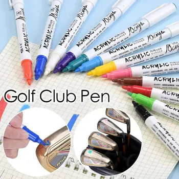 Аксесоари за голф ярки цветове, водонепроницаемое покритие, дръжката за промяна на цвета, на дръжка за стика за голф, акрилна чернильная писалка за рисуване