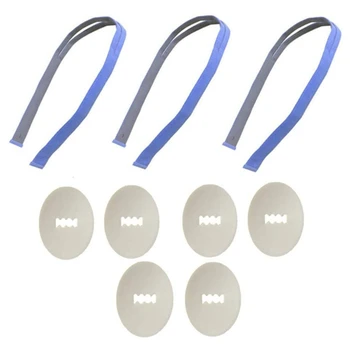 Взаимозаменяеми каишка за мозъка убора W8KC CPAP Подходящ за Аксесоари за носа възглавници ResMed AirFit P10 шапки и скоби без маска