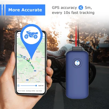 Водоустойчив 2G GPS тракер два проводника, Лесна инсталация, за автомобил, мотоциклет, камион с сим