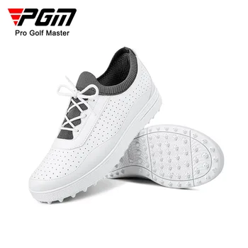 Дамски обувки за голф PGM, Водоустойчив мини Дамски Леки Меки и дишащи обувки, Дамски Ежедневни Спортни обувки XZ205