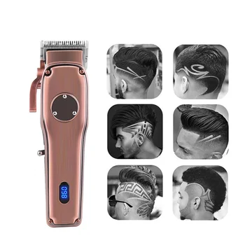 Електрически тример за коса, професионални фризьорски салон, акумулаторна машина за подстригване на коса, тример за оформяне на брада, машина за бръснене
