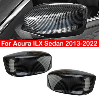 За Acura ILX Седан 2013-2022 Автомобили Стикер Странично Огледало за Обратно виждане, Покриване на Крило, Външна Врата, Покритие на корпуса за Обратно виждане, изработени От Въглеродни Влакна