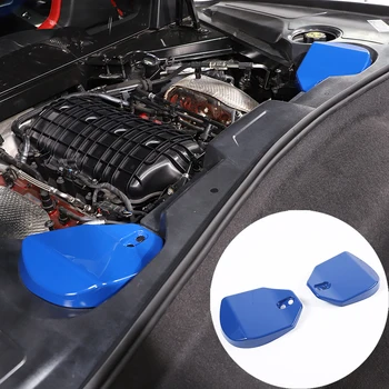 За Chevrolet Corvette C8 2020-2023 ABS Синьо заден амортисьор капак кула Аксесоари за модификация на автомобила
