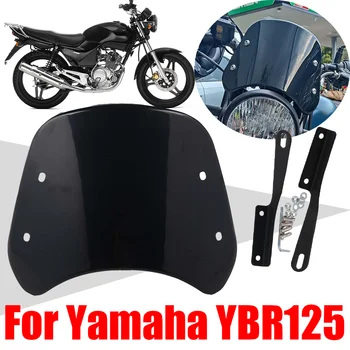 За Yamaha YBR125 YBR125K YBR 125 K G 125 K 125cc YBR125G Аксесоари за Ретро Предното Стъкло Ветрозащитная на Кутията