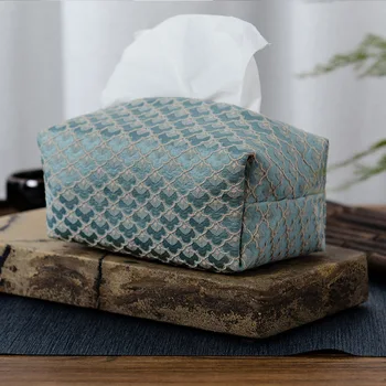 Китайската парчовая чанта за хартиени кърпи за ръце, многоцветен плат с фигура 