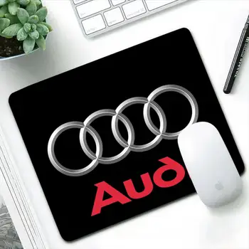 Логото на A-Audis Авто HD Малък Подложка За Мишка Игрови Аксесоари Chiclet Клавиатура Подложка За Мишка за Лаптоп Офис Здрав Настолен Мат PC Игри Мат