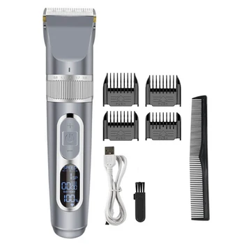 Машинки за подстригване на коса, професионални фризьорски салон бръснене машини, 5-скоростни акумулаторни безжични инструменти за коса за мъже, директна доставка