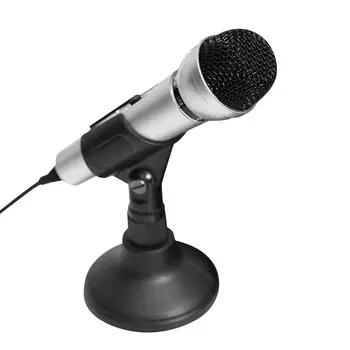 Микрофон за КОМПЮТЪР M9 микрофон за пеене на караоке Микрофон вокален ръчно изработени ергономични Многофункционален настолен микрофон за глас