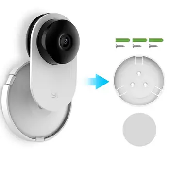 Монтиране на стена за домашна камера YI 1080P, въртящи се на 360 градуса скоба-държач за домашно охранителна камера Yi / Mi в помещението