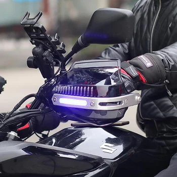 Мотоциклетни Ръкавици Защитник на Волана Щит за Защита От Дъжд с Led Подсветка за Yamaha Tricker Xg250 Ttr 250 Tw200 Ктм 520