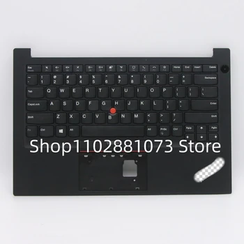 Нова Оригинална клавиатура с осветление, Поставка за ръце, Калъф за Lenovo ThinkPad E14 Gen 2 Без лаптоп FP 5M10Z27261