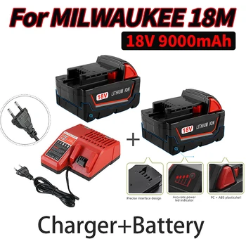 Оригинална батерия 18V 6.0 Ah/9.0 Ah за Milwaukee M18 48-11-1815 48-11-1850 2604-22 2604-20 2708-22 2607-22 за лаптопи