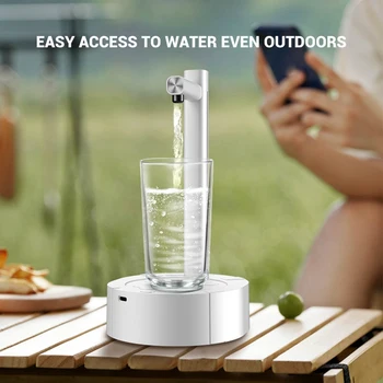 Преносим настолен електрически диспенсер за вода помпа за бутилки зареждане чрез USB Автоматична машина за питейна вода, подходящи за дома и на улицата