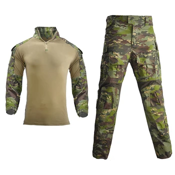 Тактически униформи за мъже G3, камуфляжные комплекти военни дрехи за еърсофт оръжия, пейнтбола, CS, бойна риза и панталони, без наколенников