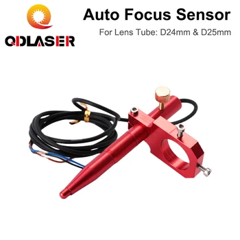 Тръба обектив Сензор за фокусиране QDLASER с автоматично фокусиране D24/D25mm Z-Axis За Автоматично Моторизирани Настолна Лазерна гравировальной машини CO2