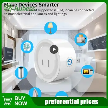 Умен дом умен изход Wifi Jp Outlet 10а, ежедневна сензор Smart Life Wifi Plug Поддръжка Алекса Google Home Sasha Smart Plug Sasha