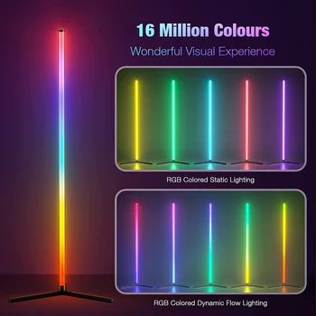 Умен лампиона RGB Dream Color с цел синхронизиране на музика с Модерен лампа настроението, което променя 16 милиона цвята, с приложението и дистанционно управление