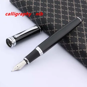 луксозно качество Jinhao 750 Черен лак с сребърен, перьевая дръжка за калиграфия fude, канцеларски материали за офиса