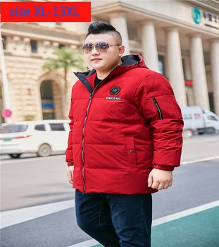 мъжки висококачествено черно-червена камуфляжная naka яке с качулка, мъжко модно плътно ежедневното супер голямо палто, по-големи размери XL-10XL